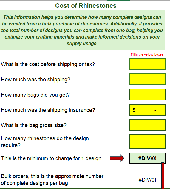 Spreadsheet to Figure How Much You Should Charge