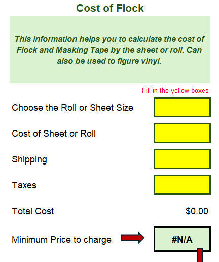 Spreadsheet to Figure How Much You Should Charge