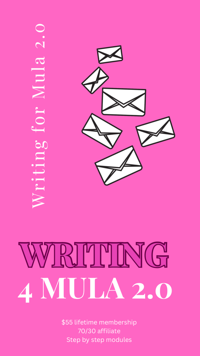 Writing for Mula | Craftolistic Unlimited