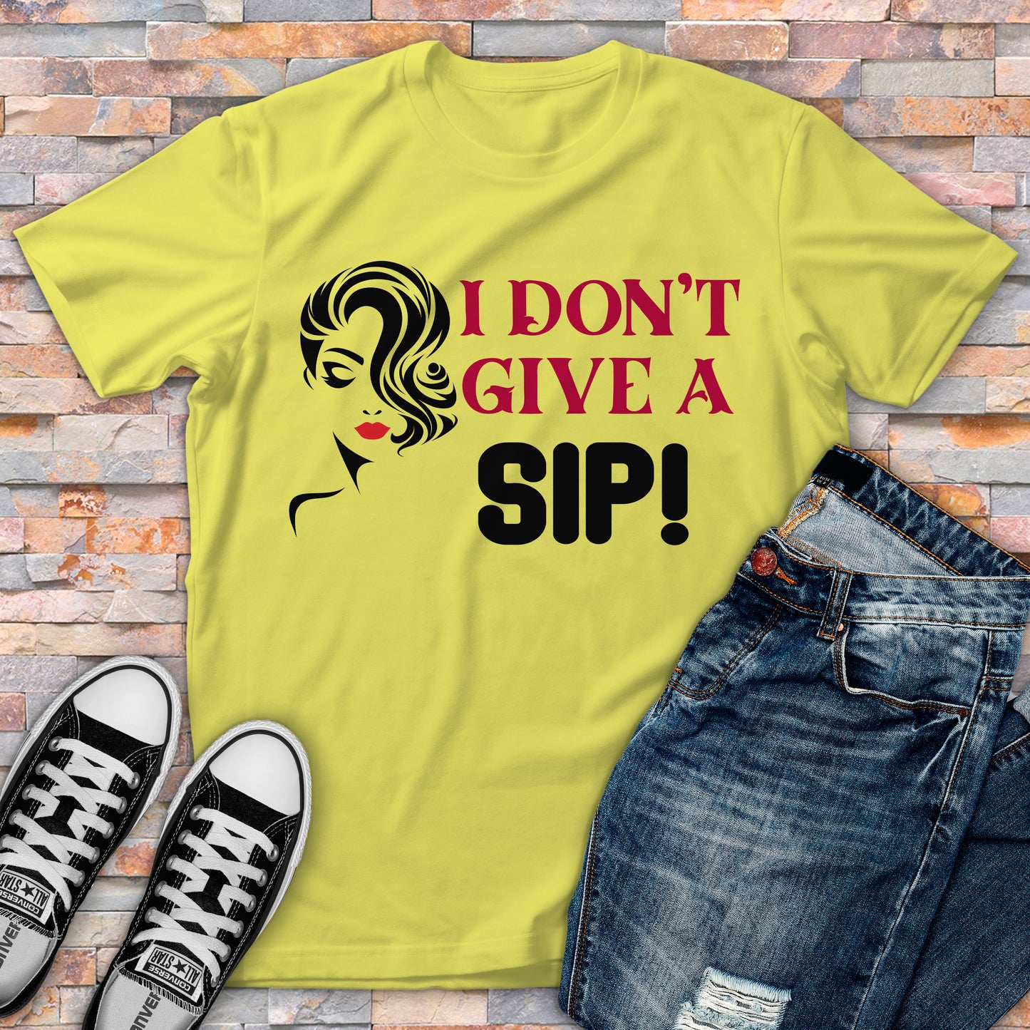 I Don't Give A SIP T-shirt 2.0