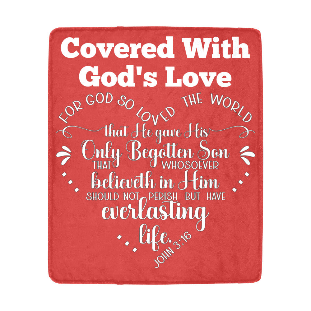 John 3:16 Ultra-Soft Micro Fleece Blanket